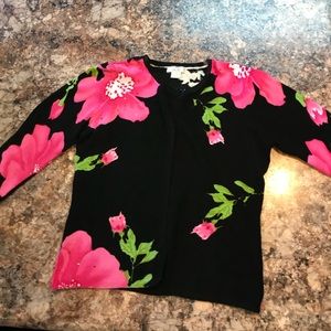 Black and Pink Cardigan